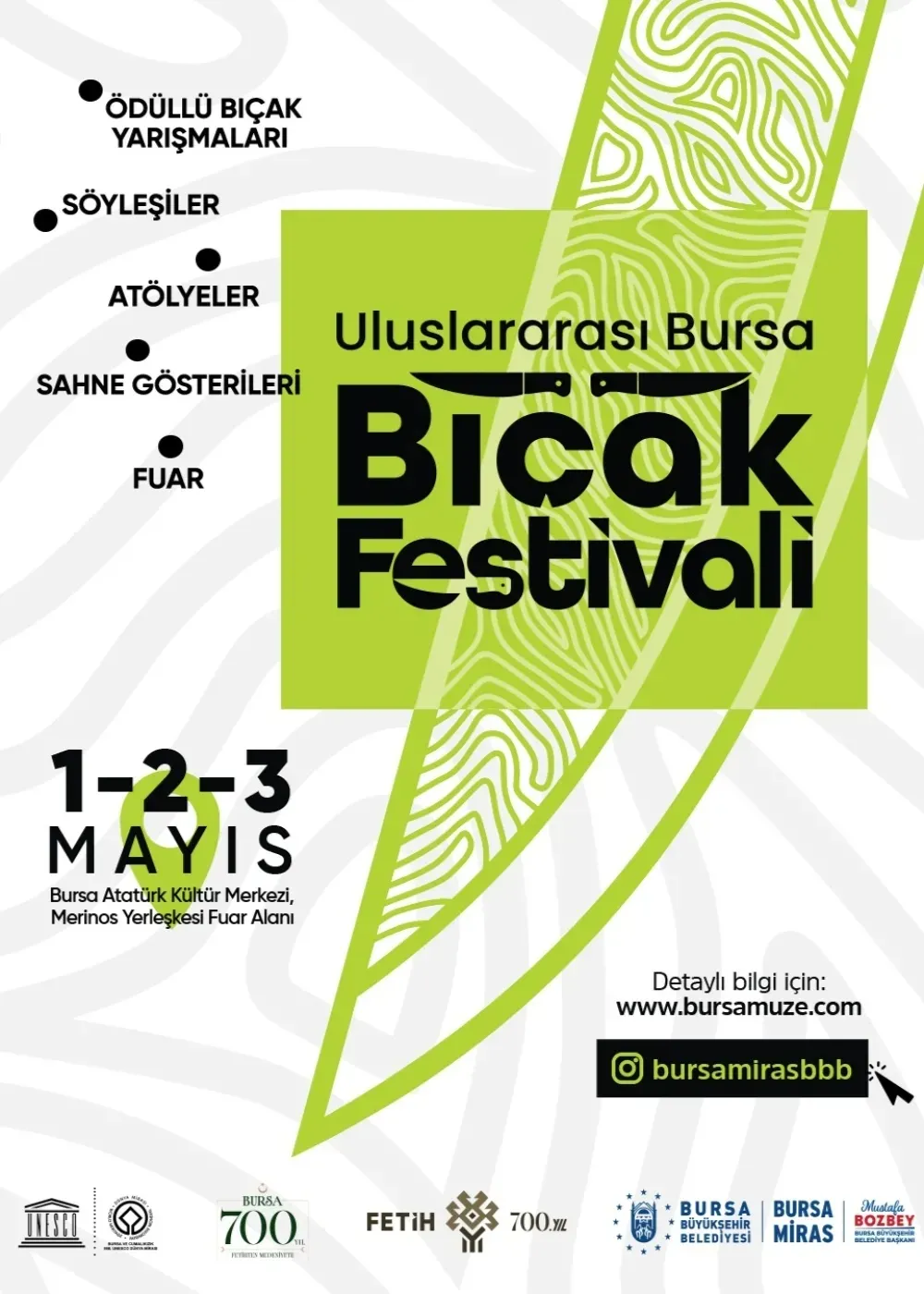  Uluslararası Bursa Bıçak Festivali ve Fuarı