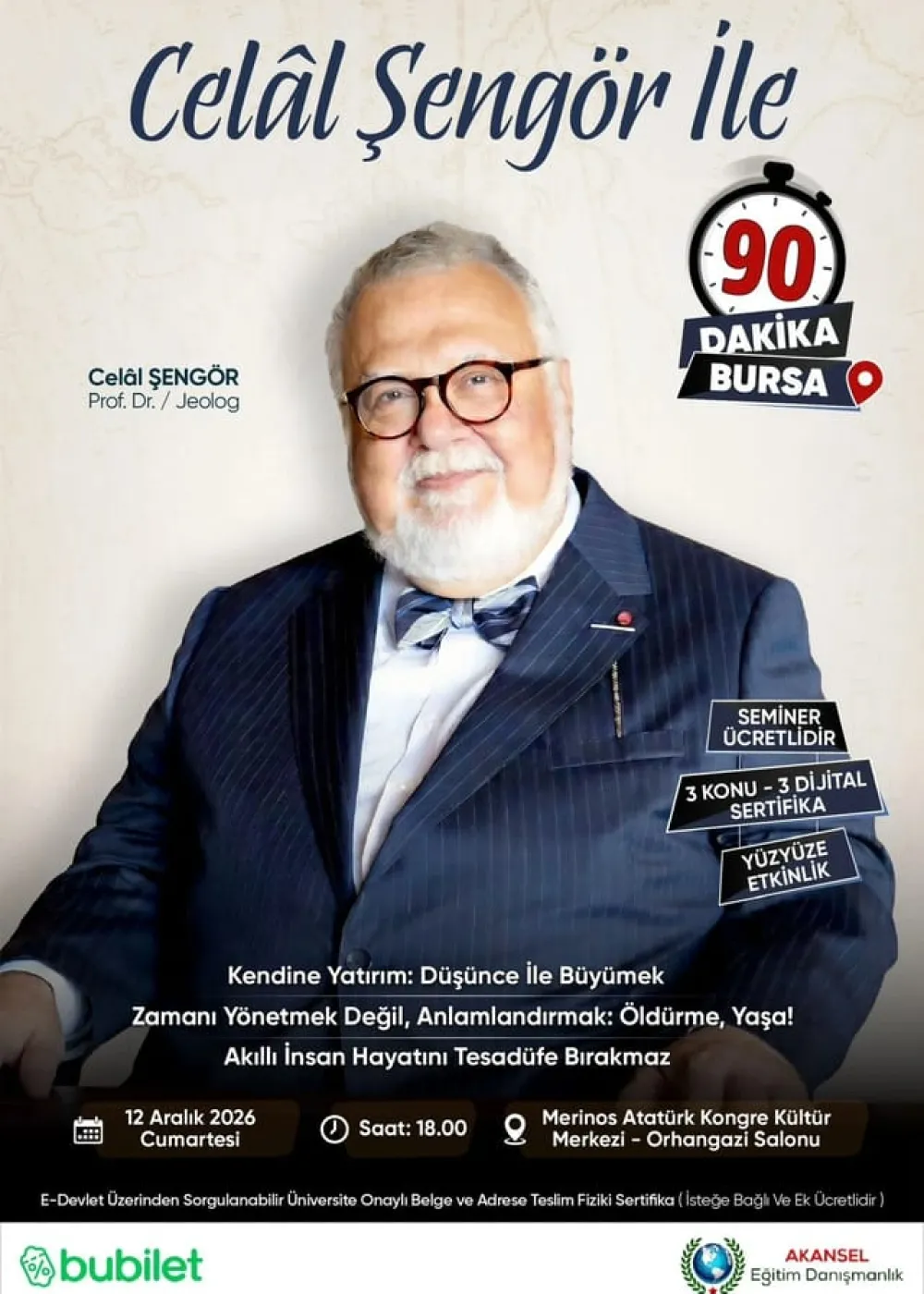  Celal Şengör ile 90 Dakika - Bursa