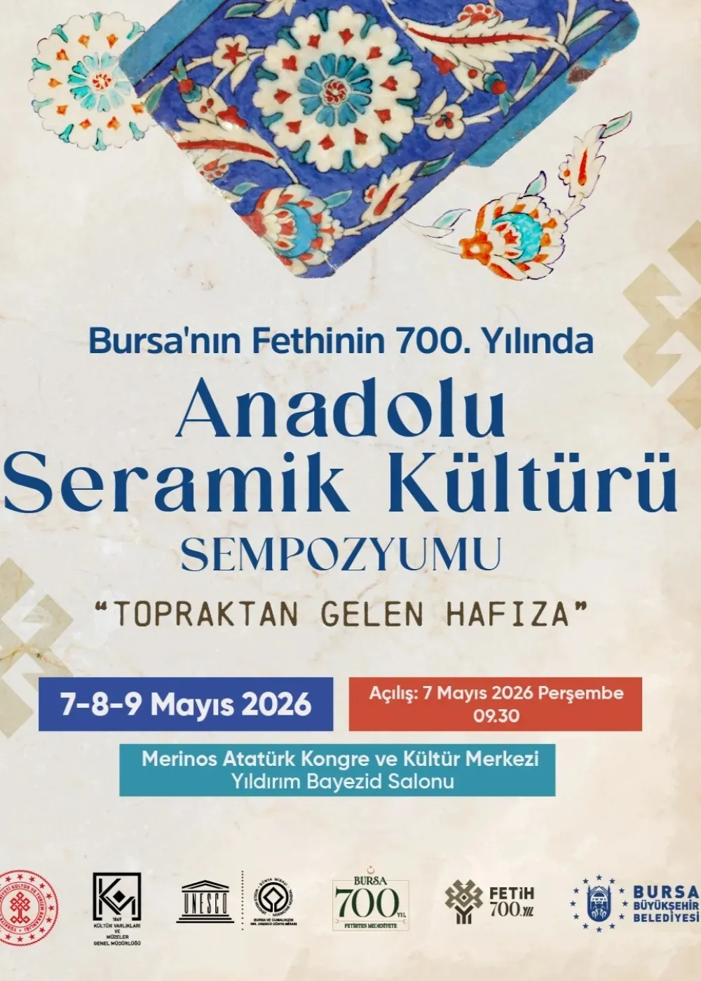  ANADOLU SERAMİK KÜLTÜRÜ SEMPOZYUMU