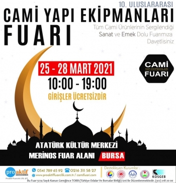 10.ULUSLARARASI CAMİ YAPI EKİPMANLARI FUARI